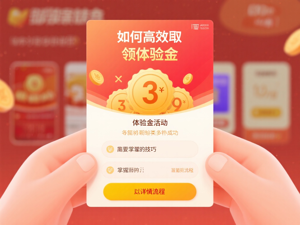 3.&nbsp;如何高效领取体验金？
虽然体验金活动种类繁