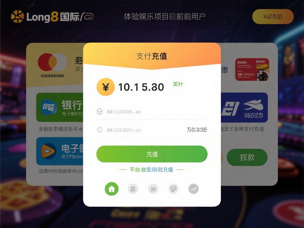 在体验娱乐项目之前，用户需要先进行充值。long8